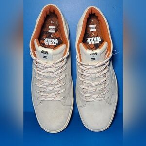 Toms x Star Wars Leandro High Skywalker Men's Suede Light Gray Sneaker Sz 9 M US